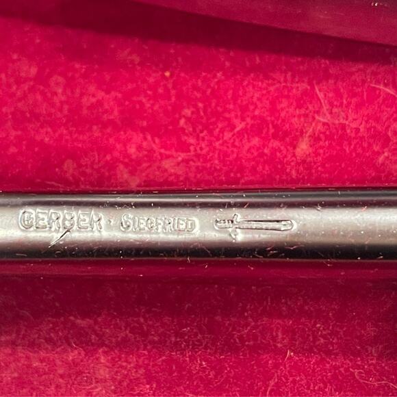 Gerber vintage meat carving set in solid walnut box - Picture 5 of 8